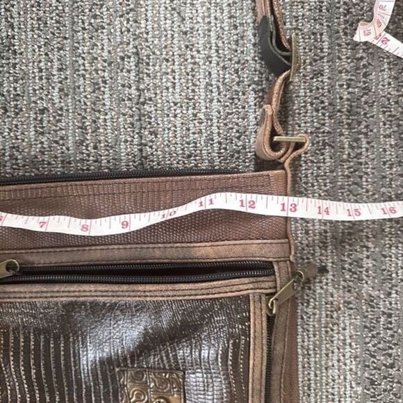 Faye Fisher Ward One of a Kind Leather Artisan Unique Leather Satchel - Picture 8 of 11